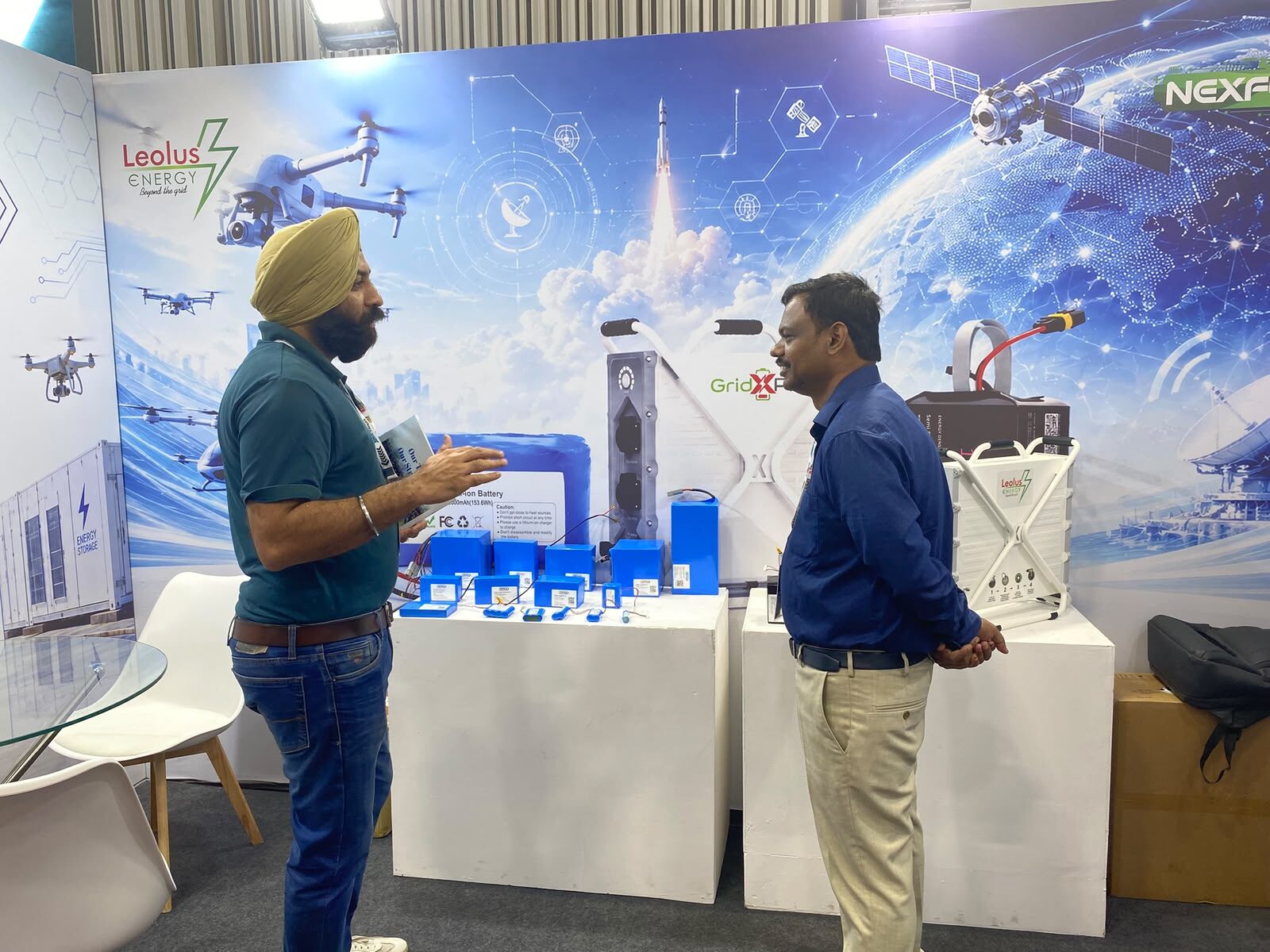 Leolus Energy lithium battery products on display at DEFTECH 2026